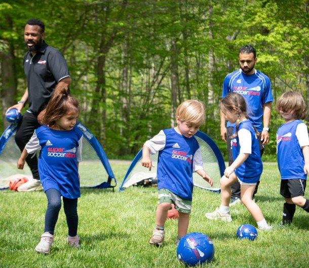 Preschool soccer class at Soccer Stars Brooklyn